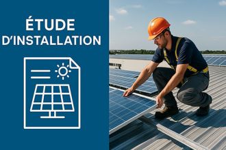 étude d'installation de panneaux solaires
