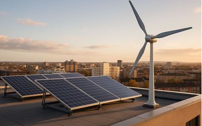 système hybride éolien et solaire